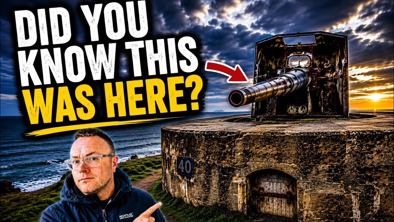This Gun Literally Disappeared… | Trow Rocks Coastal Defence