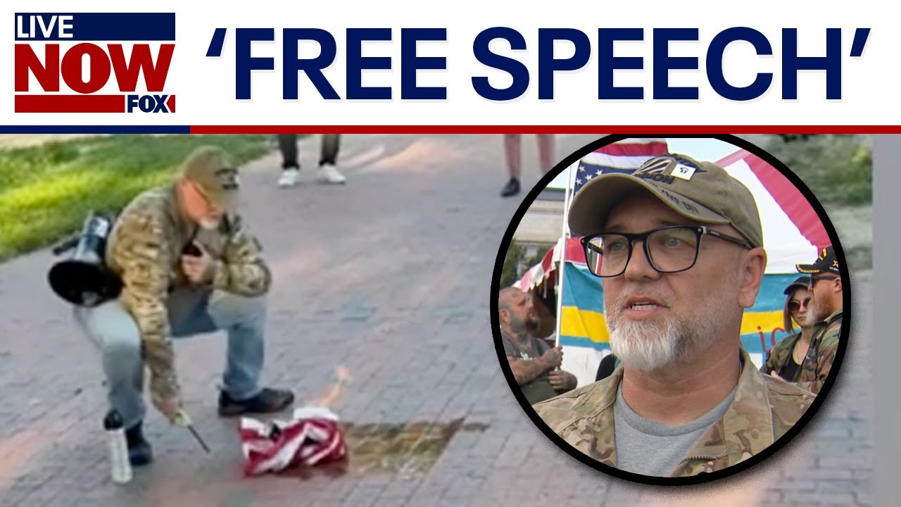 Flag burning: US Army veteran speaks out after arrest