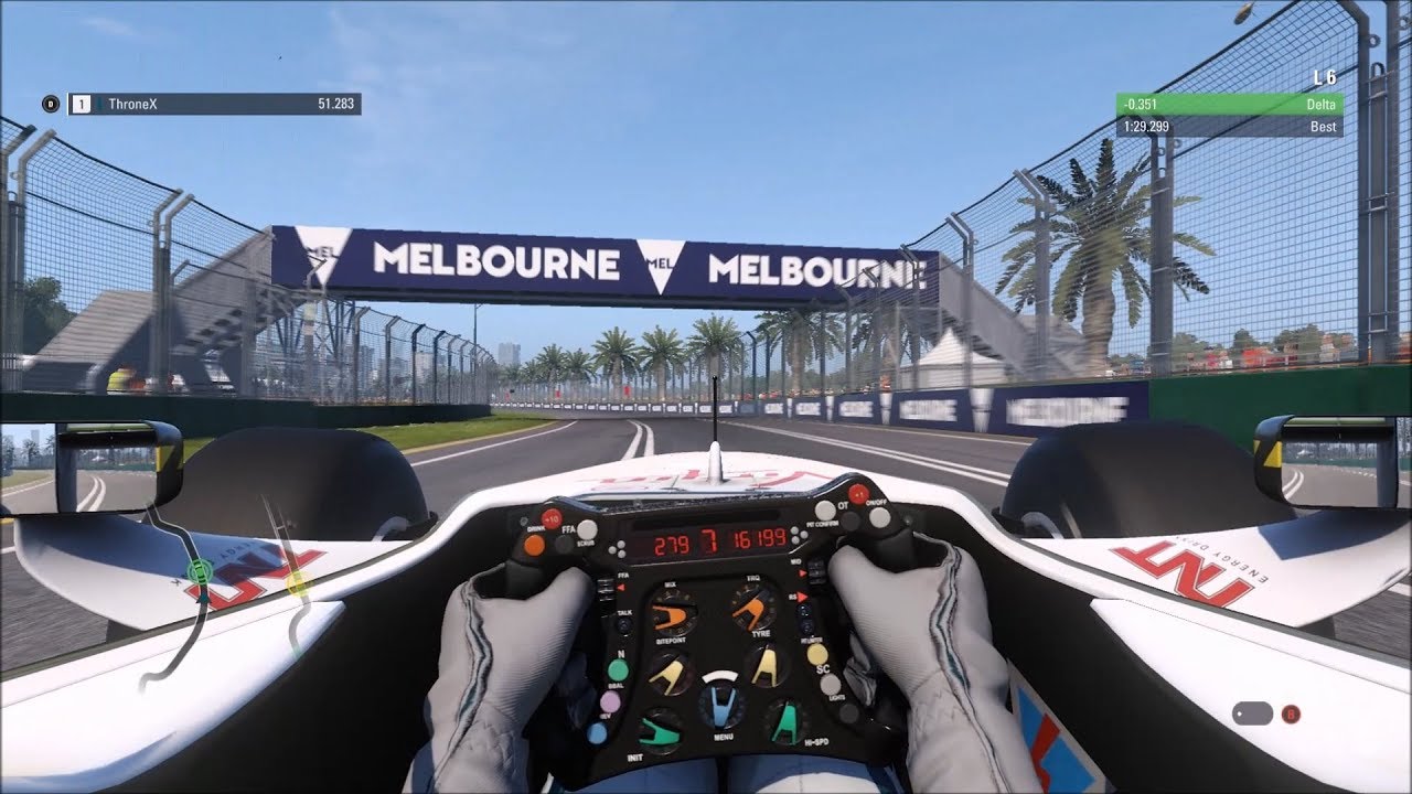 F1 2018 - Brawn GP BGP-001 2009 - Test Drive Gameplay (PC HD) [1080p60FPS]