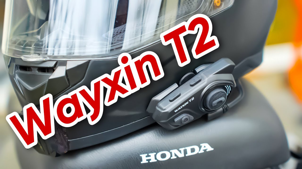 Test: WAYXIN T2 Motorrad Headset - Interkom - 15 Stunden - 30m Reichweite garantiert!