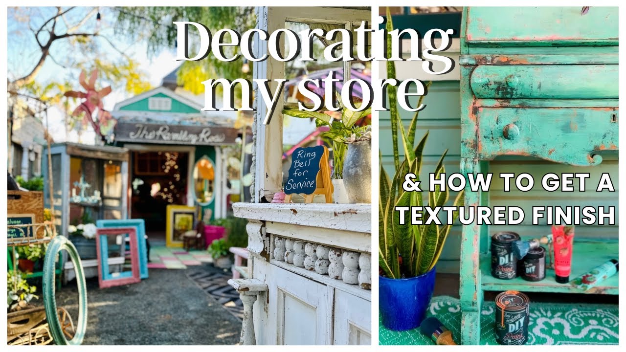 Maximalist Store Decor // How to Create Textured Furniture & More
