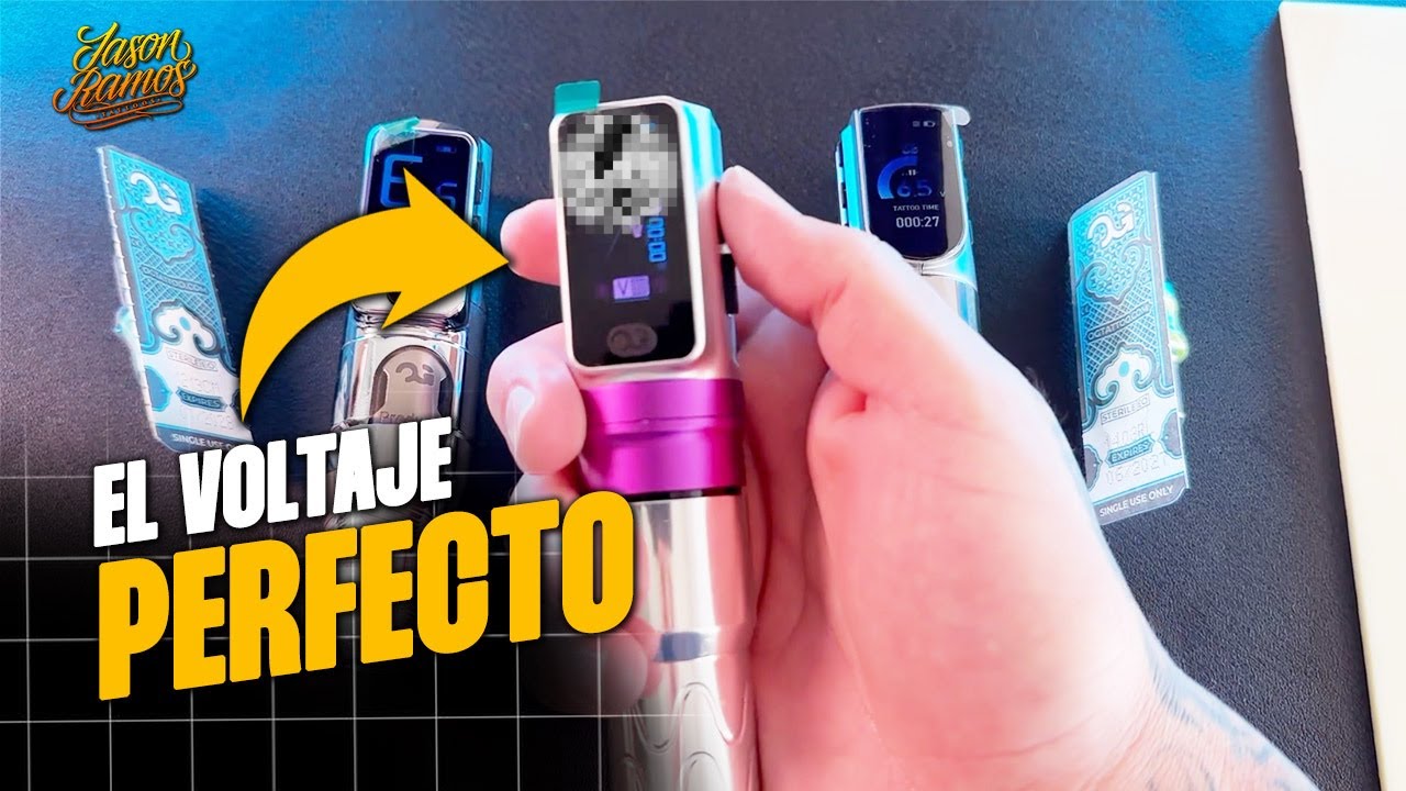 Cual es el VOLTAJE para tatuar / TATTOO ARTIST / What Voltage To Set (Tattoo Machine)