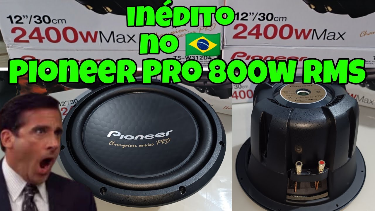 SUB PIONEER BOMBADO 3004 -2400W - 800WRMS - REVIEW E TESTE - TOCA MUITO