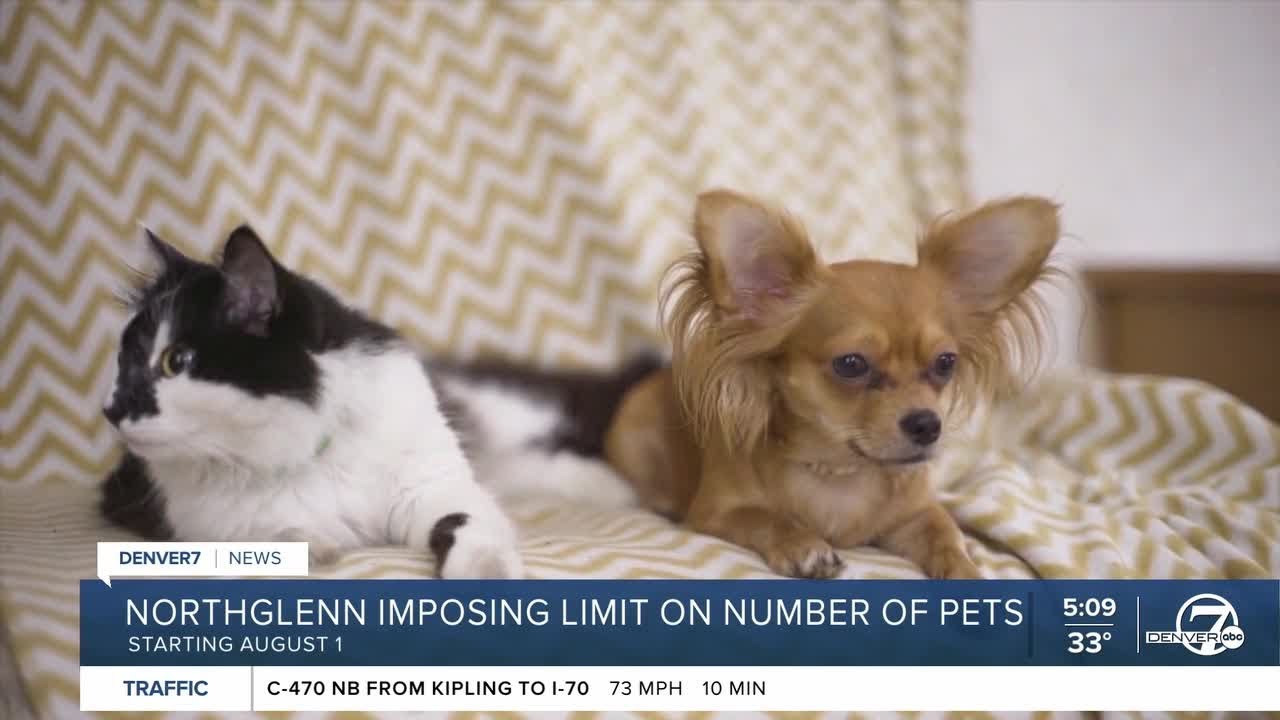 Northglenn limiting number of pets for each household, beginning Aug. 1