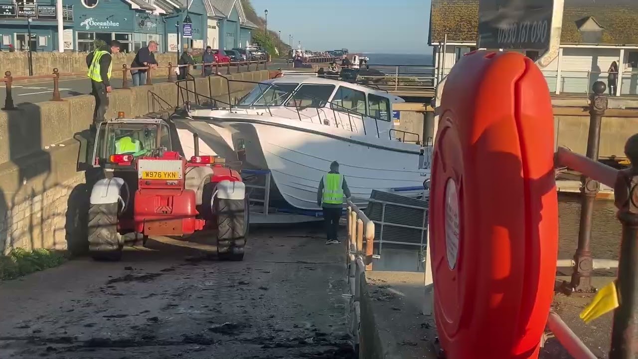 Cheetah Marine boat launch, Ventnor, Isle of Wight