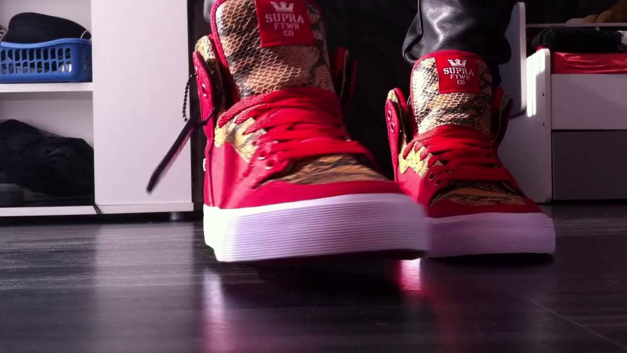 Supra Vaider red/snakeskin