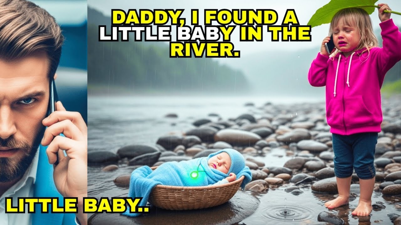 “Daddy, I found a baby,” says the little girl on the phone to her CEO father, the reason is