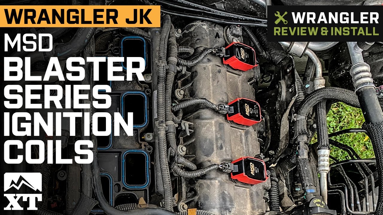 2012-2016 Jeep Wrangler JK MSD Blaster Series Ignition Coils; Red Review & Install