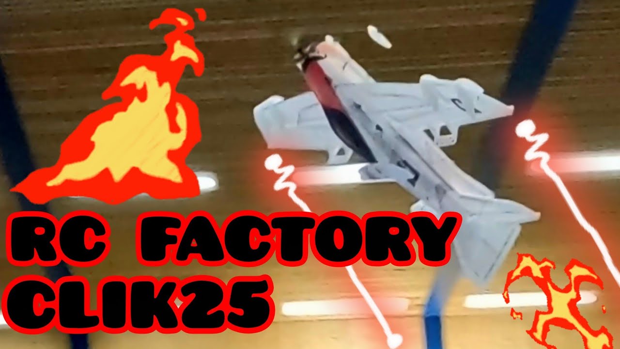RC Factory Clik 25 vliegen gaat steeds beter!