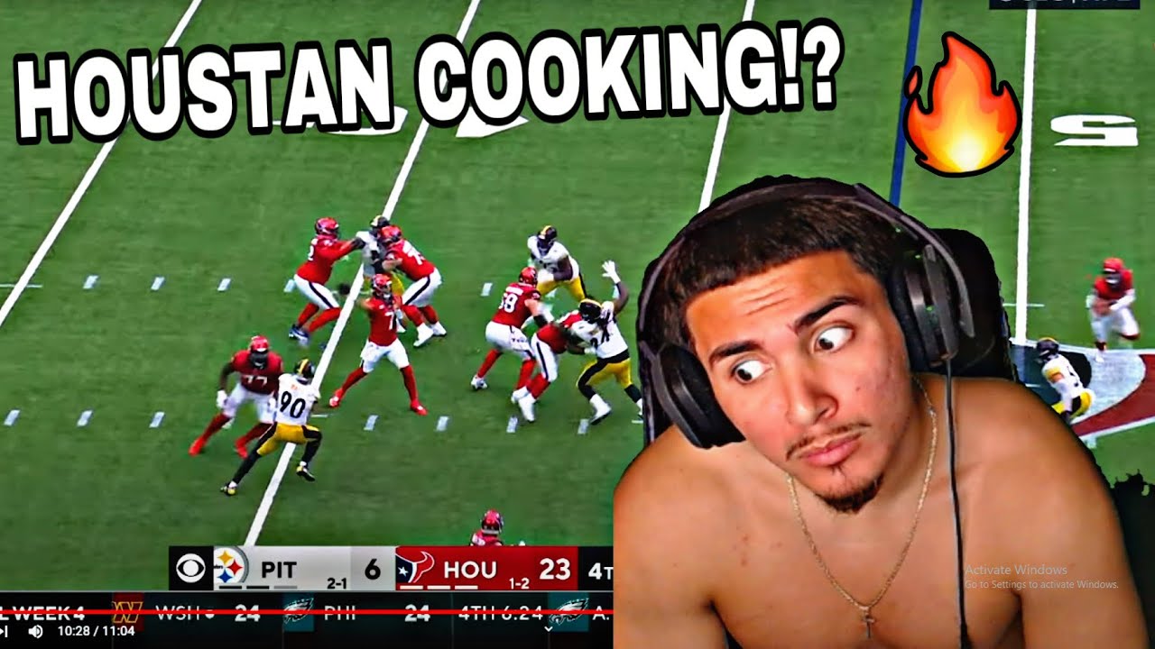 CJ Stroud IS A PROBLEM!!! Texans Vs Steelers 2023 Week 4 Highlights Reaction!