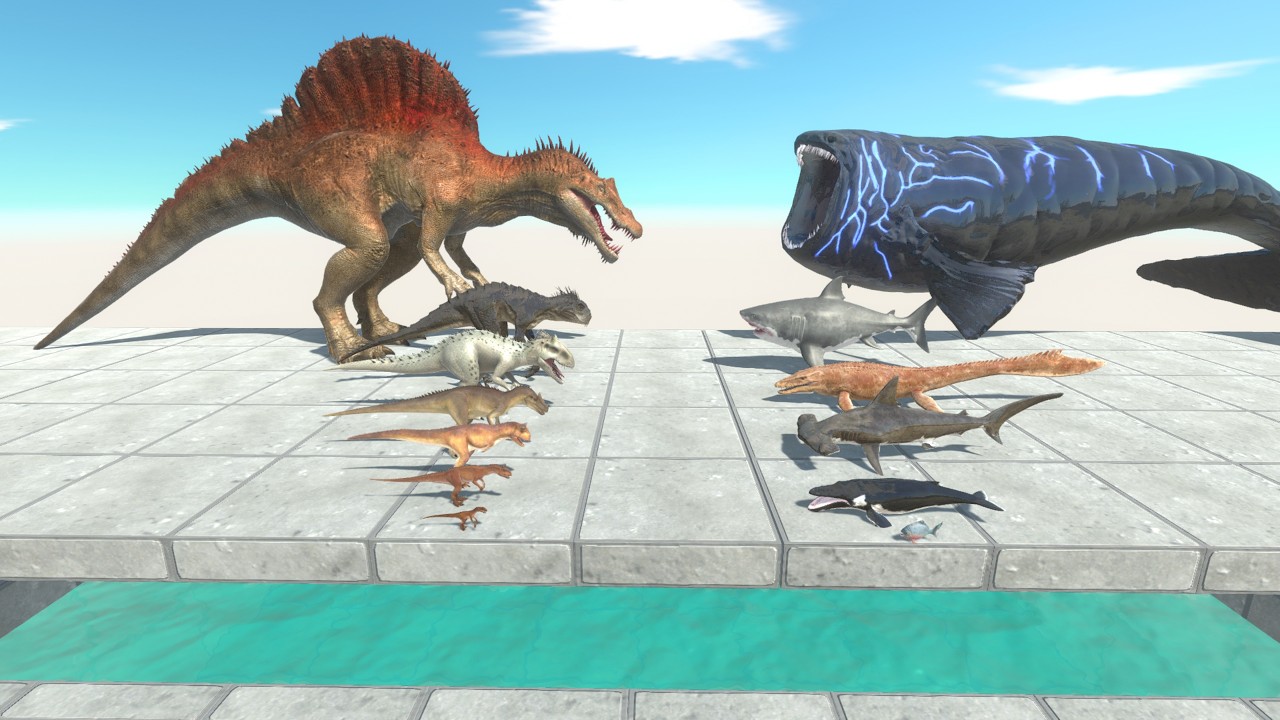 Dinosaur Mod or Aquatics Mod - Who's the Real Boss? | Animal Revolt Battle Simulator
