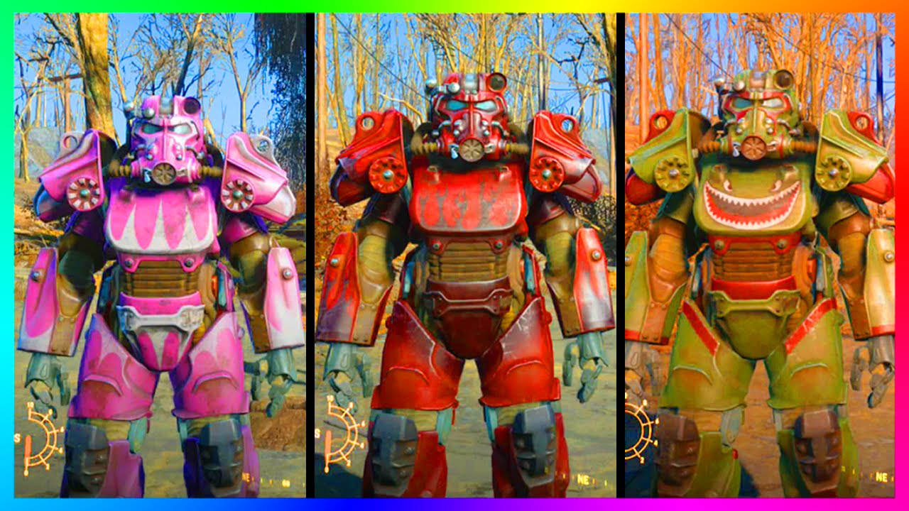 Fallout 4: расположение и руководство по раскраске самых редких силовых доспехов! (Fallout 4)