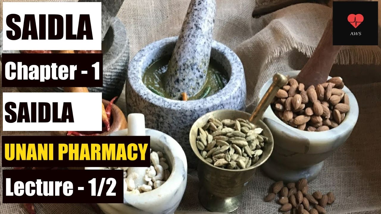 SAIDLA KI TAREEF | SAIDLA |Chapter - 1 | Lecture - 1|Intro. & Types Of Unani Pharmacy|BUMS 3rd Prof.