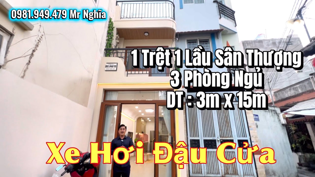 BÁN NHÀ BÌNH THẠNH HẺM XE HƠI THÔNG ĐƯỜNG CHU VĂN AN