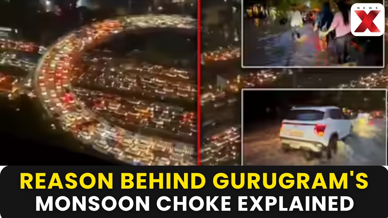 Why Gurugram Chokes During Monsoon | Topography, Urbanisation, Drains & The Solution