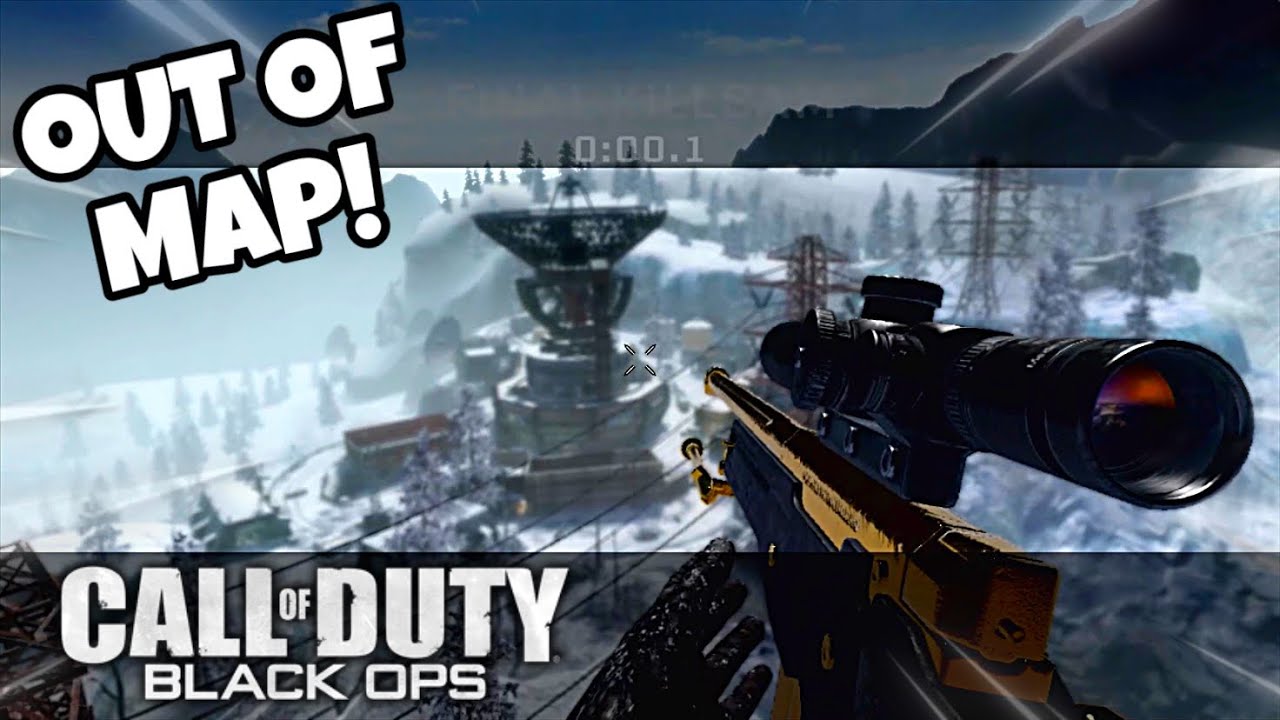 BO1 OUT OF THE MAP TRICKSHOTTING! (8 INSANE SHOTS)