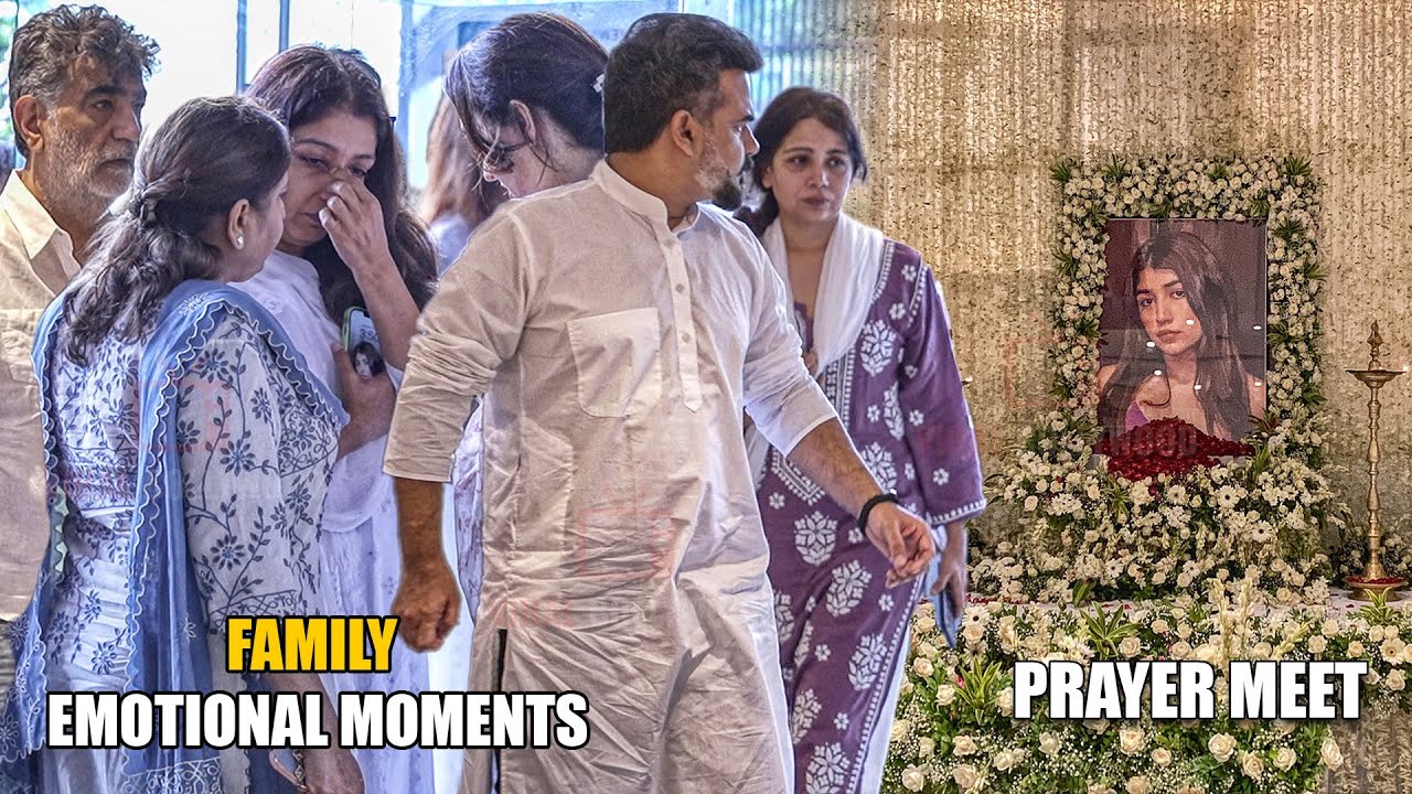 Tishaa Kumar Prayer Meet Family Emotional Moments