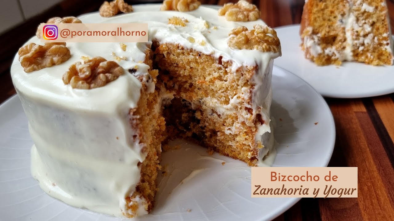 Cómo Hacer Bizcocho de Zanahoria y Yogur | Tarta Fácil y Deliciosa | Por Amor al Horno