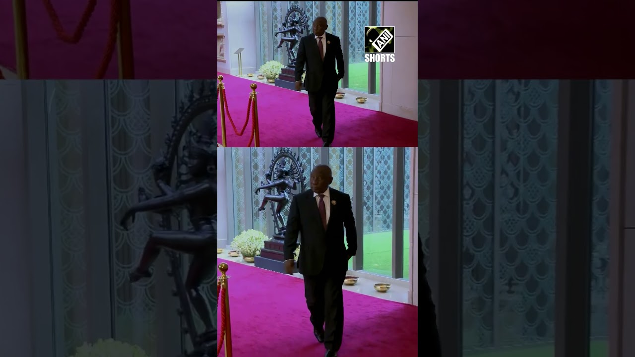 G20 Summit | PM Modi welcomes South African Prez Cyril Ramaphosa at Bharat Mandapam