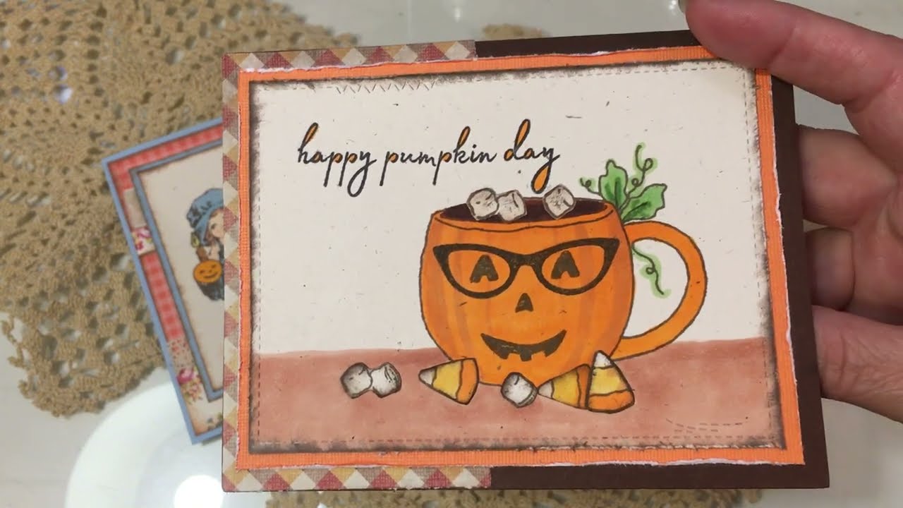 Saturday Morniing Makes: (Ep 34-2021) IO Stamps Pumpkin Cup from Alesa Baker and more!