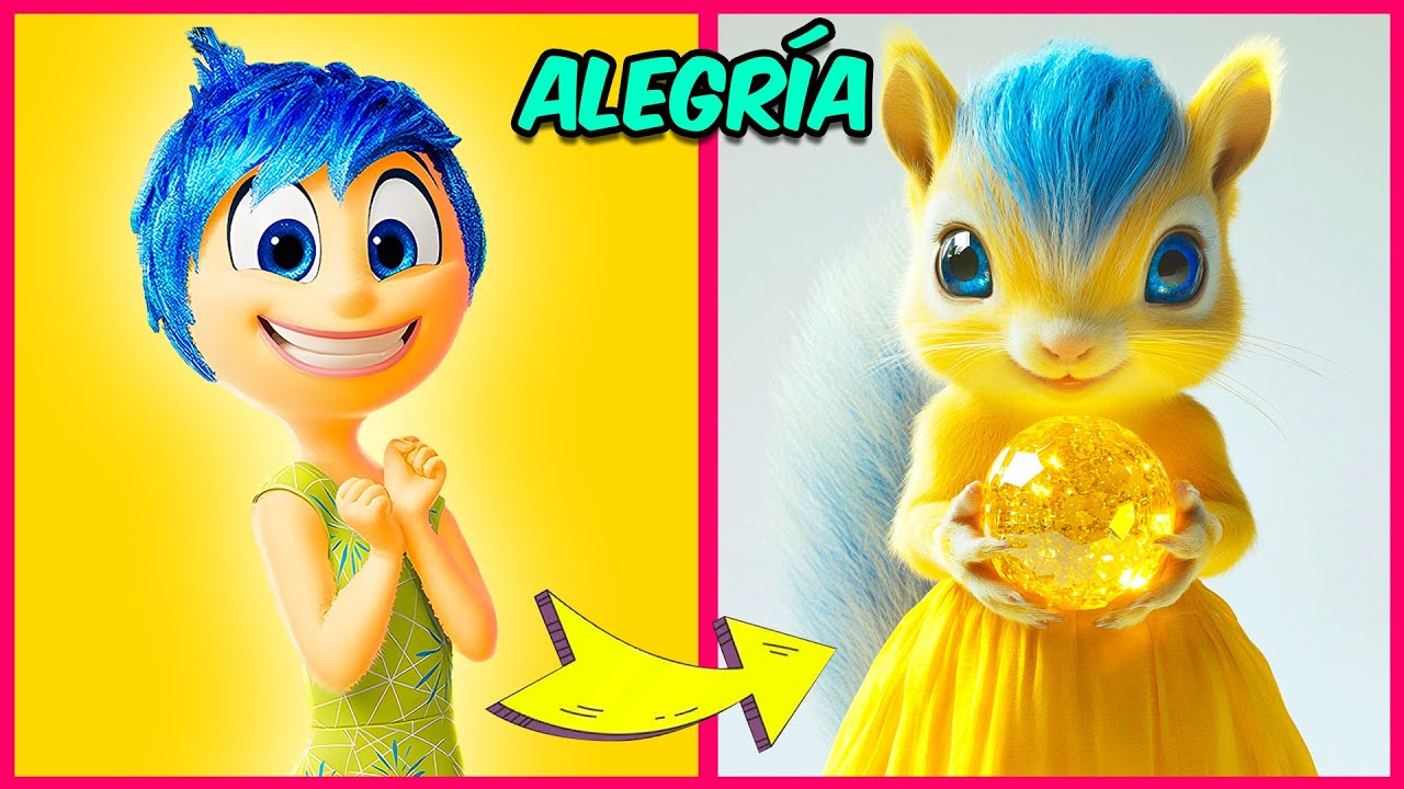 INTENSAMENTE 2 pero MASCOTAS + 😀¡ADIVINA QUIÉN BAILA!🎶INSIDE OUT 2 edición🥰Alegría💛Ansiedad😱Furia😡