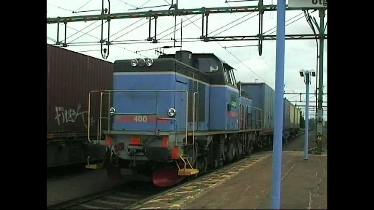 T44 cabin ride Älmhult - Olofstöm (trains in Sweden 2005 part 2)