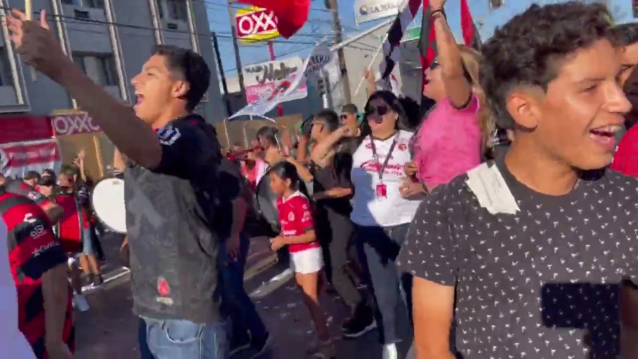 Caravana la masakr3 28/agosto/2022 Xolos Vs Monterrey