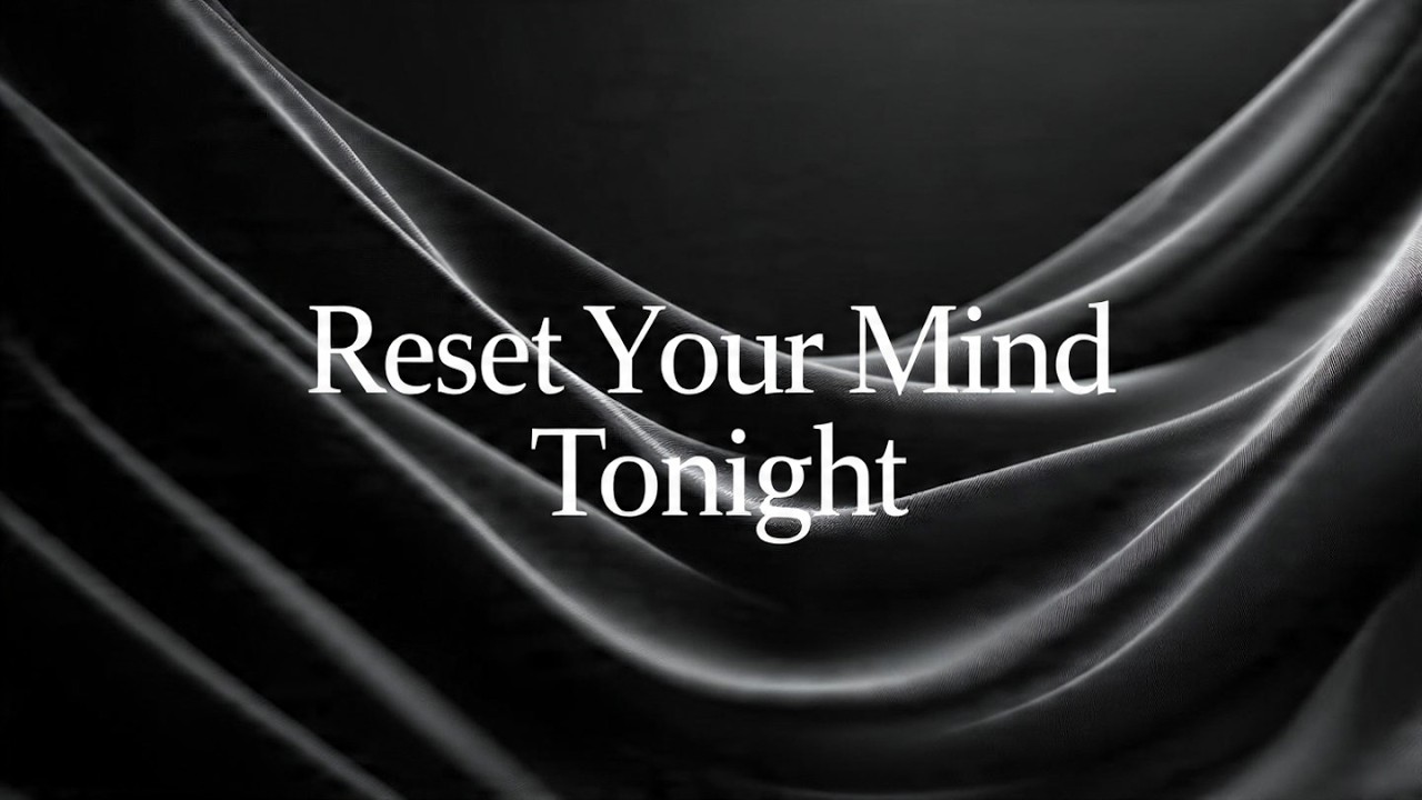 3AM Calm – Slow Piano & Guitar for Overthinking (Black Screen 8H)