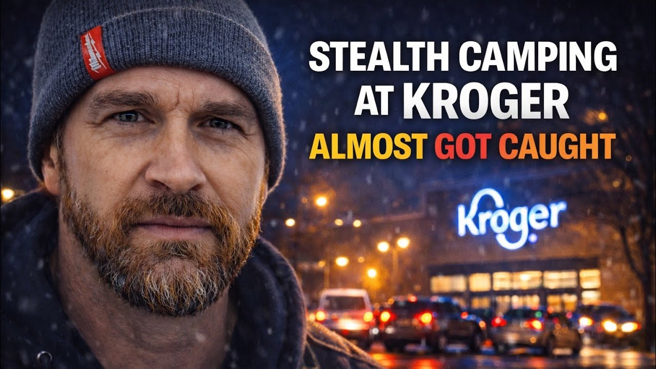 Stealth Camping Overnight at @Kroger in Michigan (Mid camp pivot)