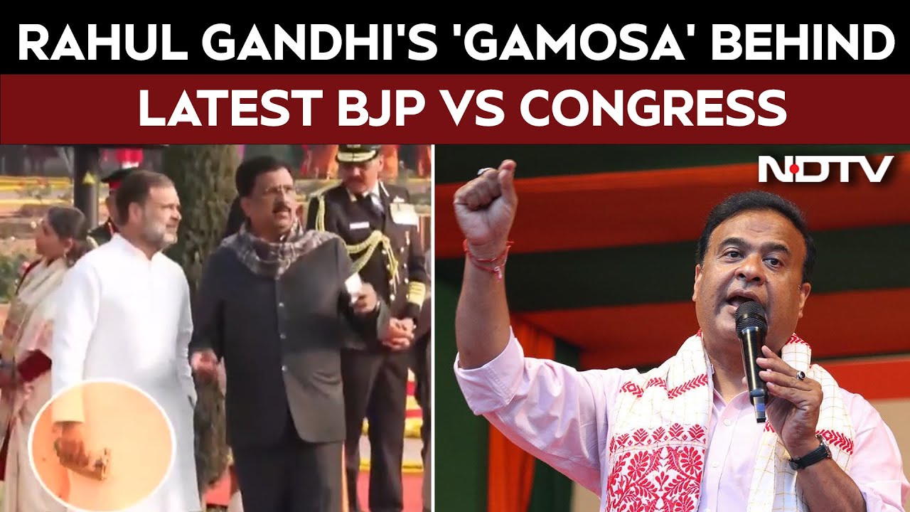 Rahul Gandhi's 'Gamosa' Behind Latest BJP vs Congress