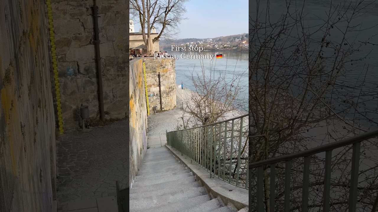 First stop: Passau, Bavaria, Germany. The “City of Three Rivers” #rivercruise #germany #bavaria