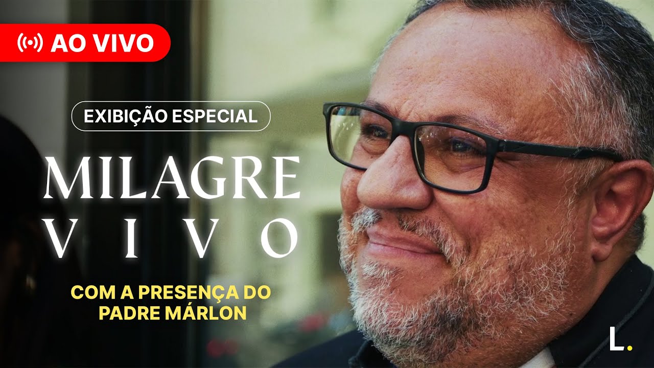 SESS&Atilde;O GRATUITA com PE. M&Aacute;RLON M&Uacute;CIO | AO VIVO, MILAGRE VIVO
