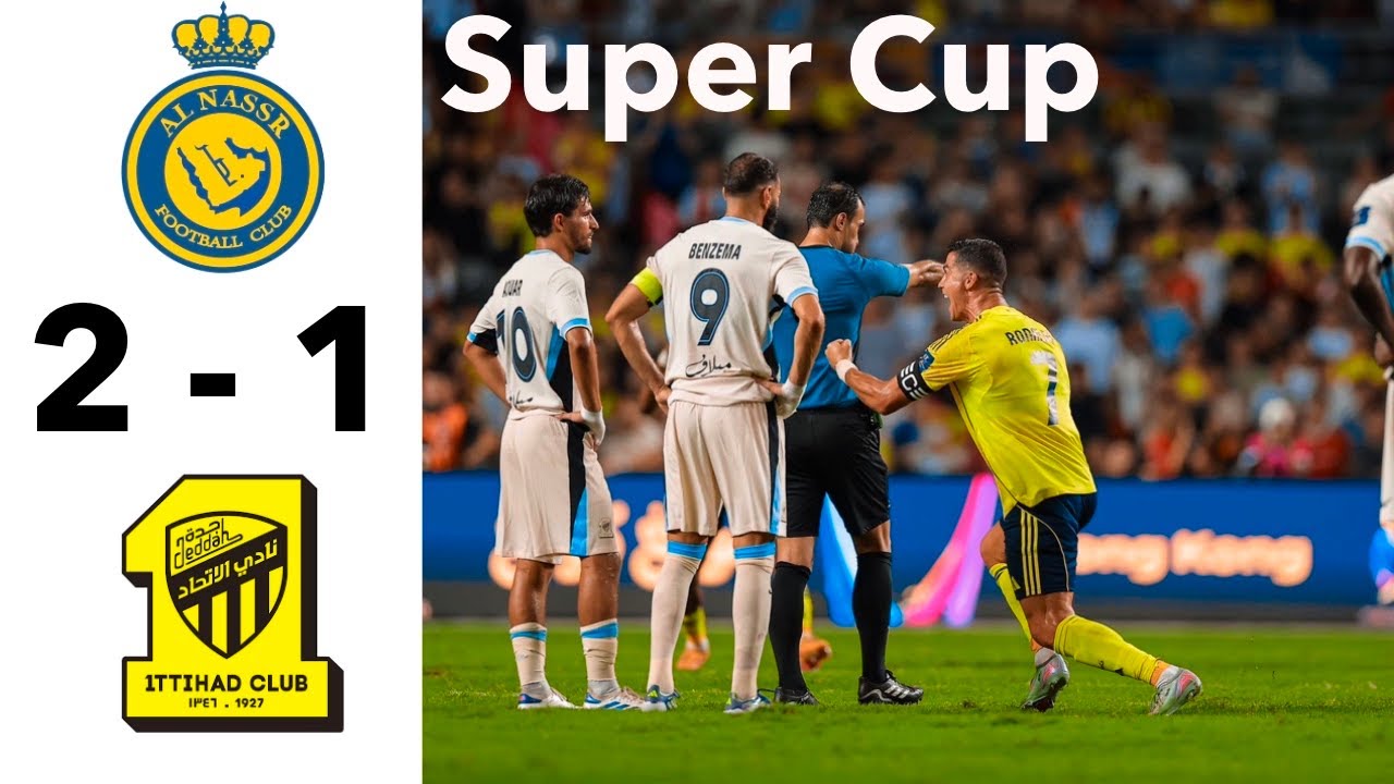 AlNassr vs Ittihad 🔥 AlNassr Win ⚽️ Saudi Super Cup Semifinal