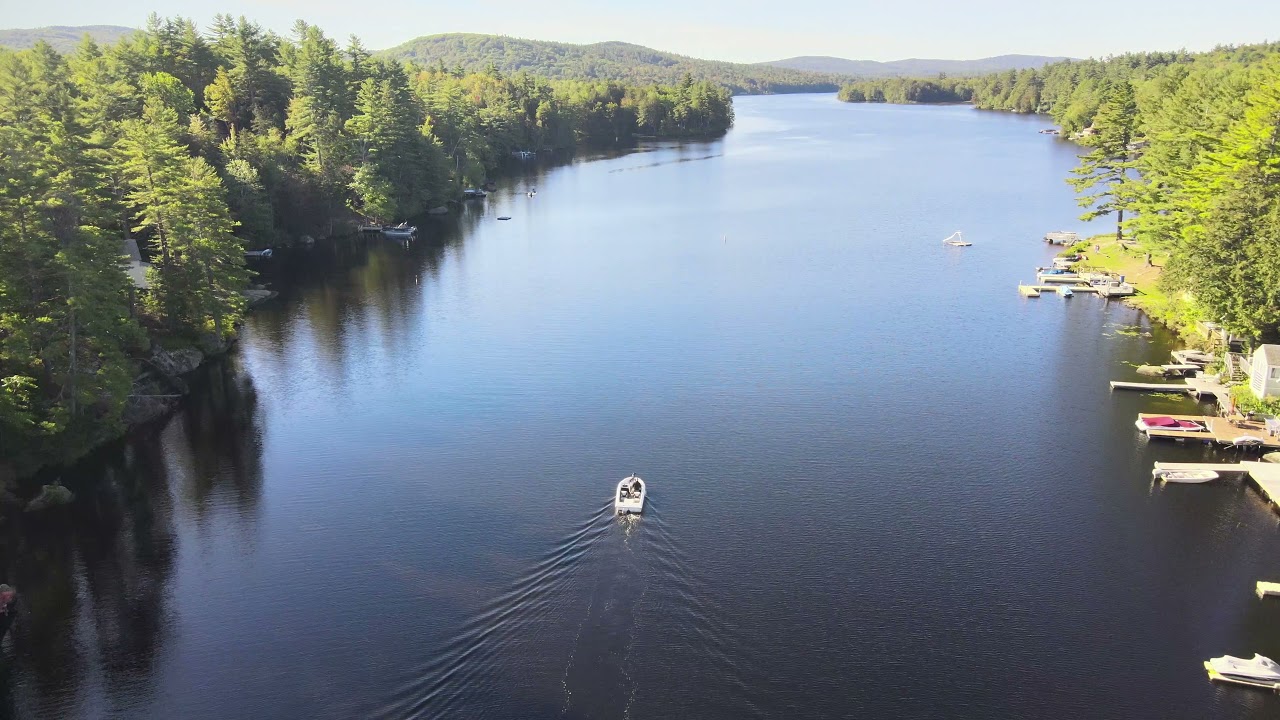Fly Over of Highland Lake in 4K