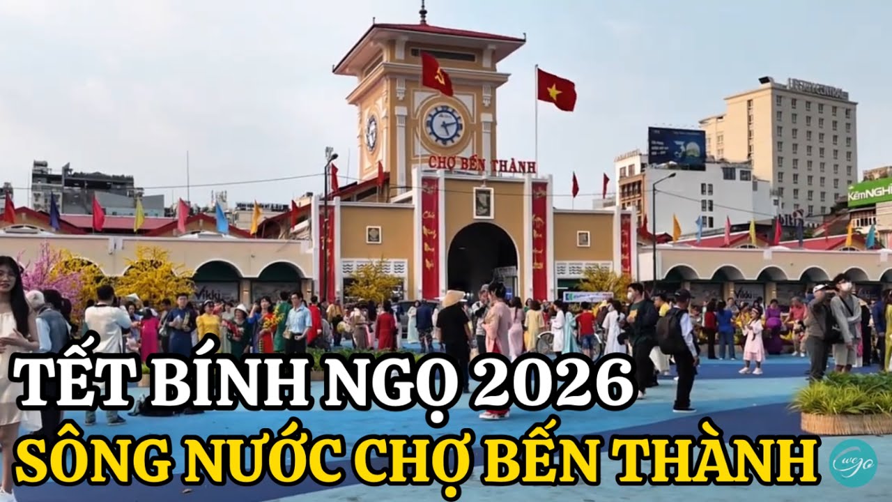 TẾT 2026 CHỢ BẾN THÀNH DẬY SÓNG GÂY NHIỀU TRANH CÃI HẾT NHẬN RA CHỢ SÀI GÒN NGÀY NAY