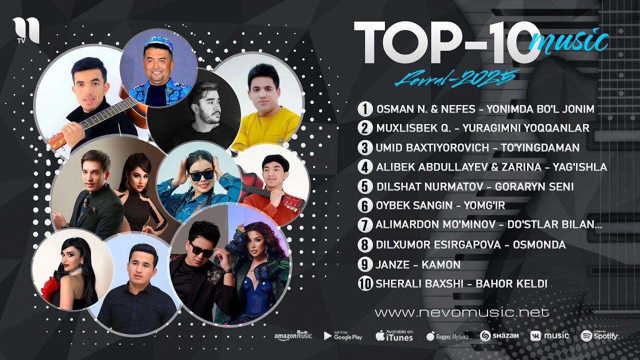 TOP-10 Music Fevral-2025