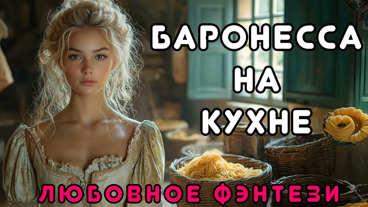 АУДИОКНИГА ПОЛНОСТЬЮ 🥐 БАРОНЕССА НА КУХНЕ 🍳  БЫТОВОЕ ФЭНТЕЗИ, РОМАНТИКА, ДРАМА, ЛФФР