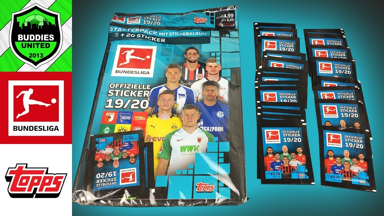 MEGA BUNDESLIGA STICKER 2019-2020 PACKOPENING! | Starter Pack + Display Opening