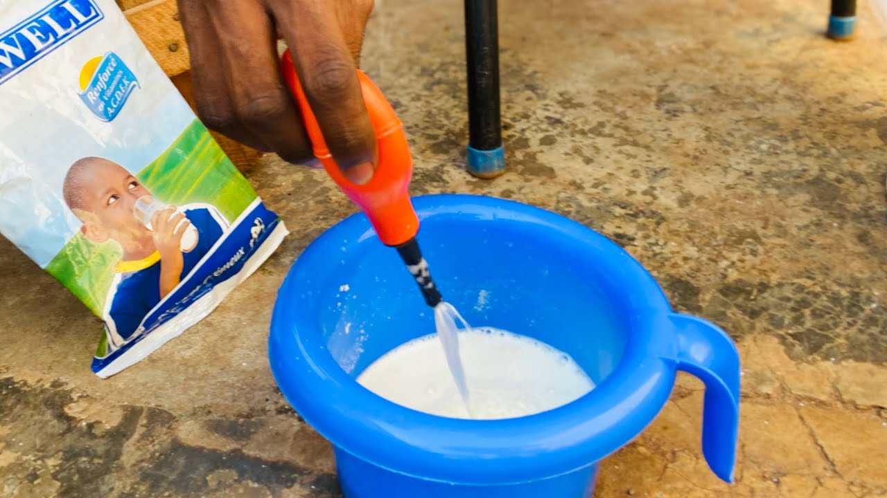 Morè voulait utiliser le lait comme on lui a dit😂