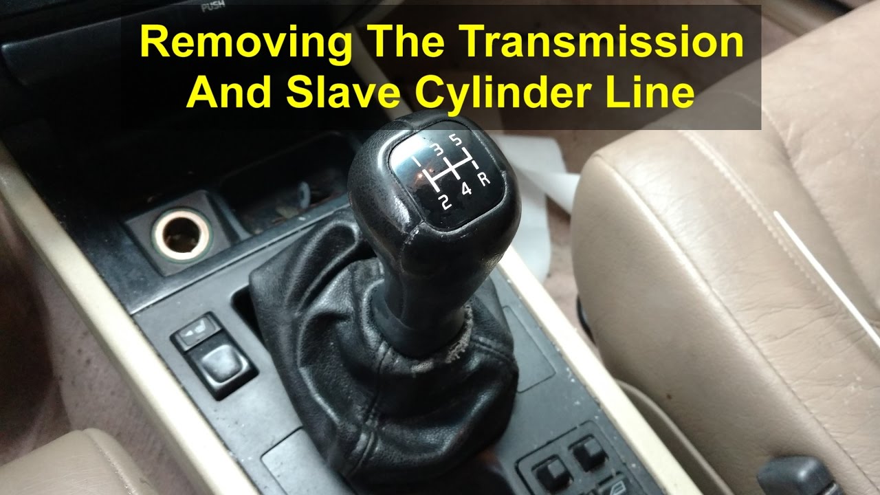Manual transmission removal from donor vehicle car, Volvo 850, S70, V70, etc. - VOTD