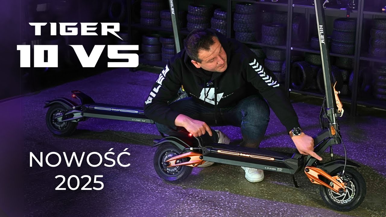 NOWOŚĆ | Hiley Tiger 10 V5 - najlepsza legalna hulajnoga elektryczna w 2025 roku?