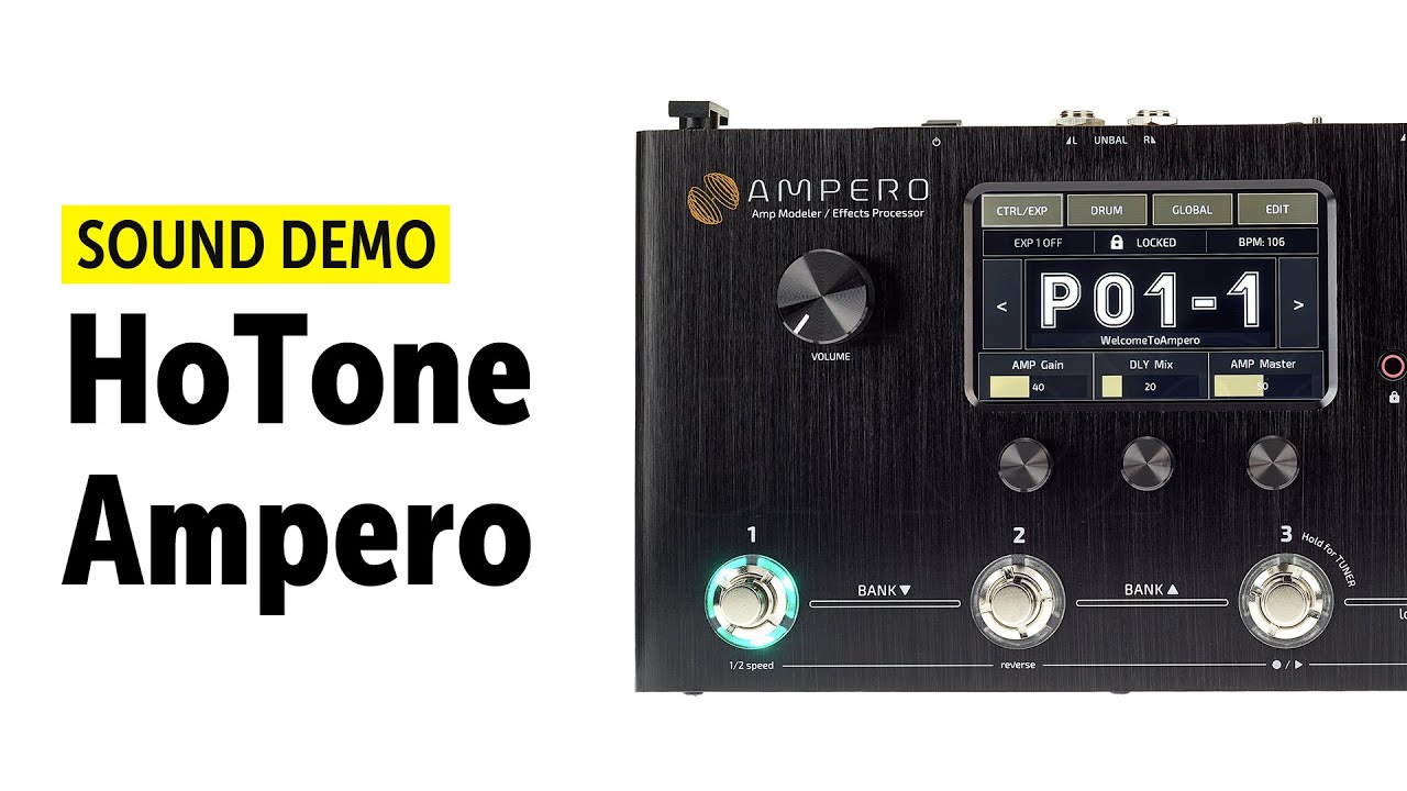 HoTone Ampero Sound Demo (no talking) with synths, e-piano and organ