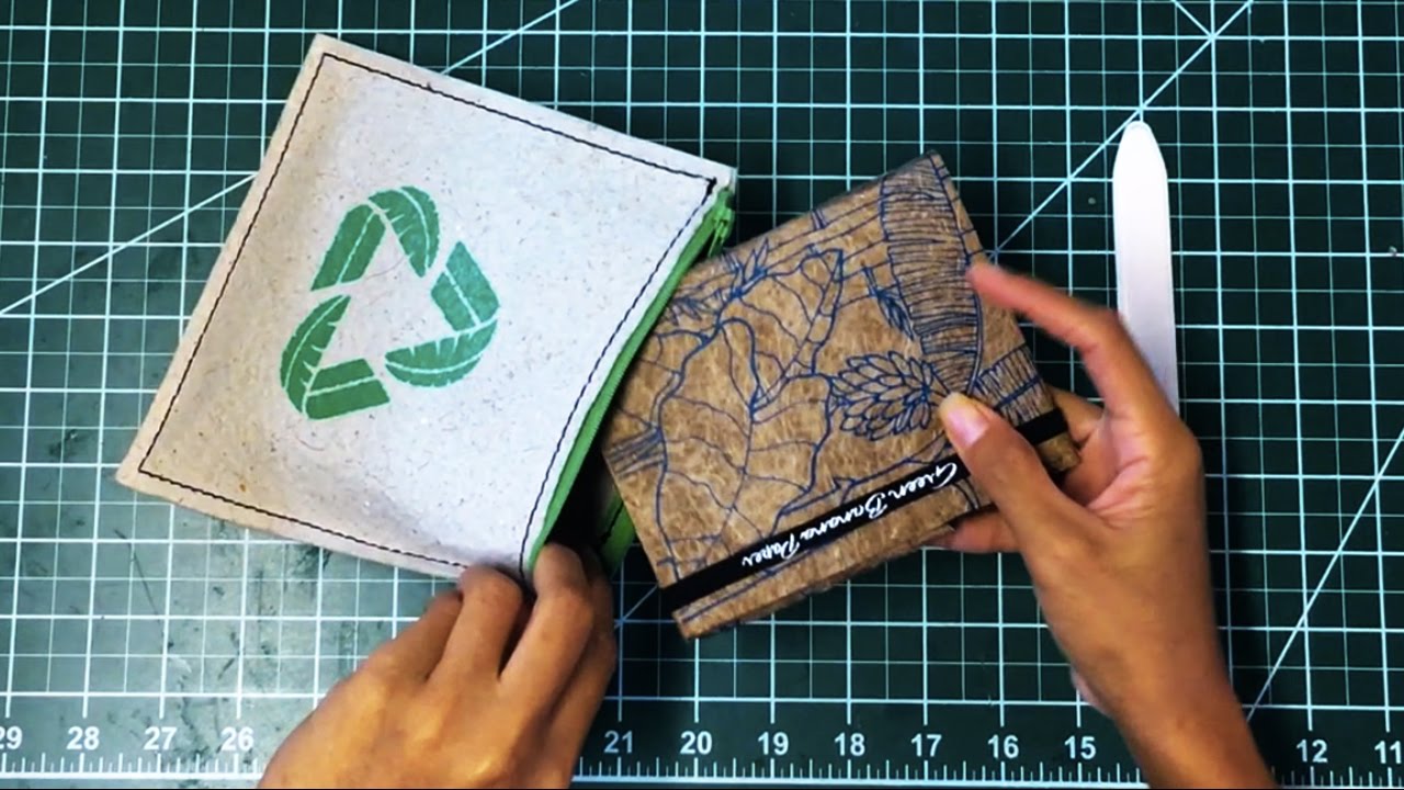 How to make a wallet from a banana tree