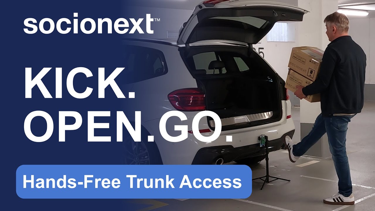 No Touch, Just a Kick: Smarter Trunk Access | See Socionext’s SC1260AR3 Radar Sensor in Action