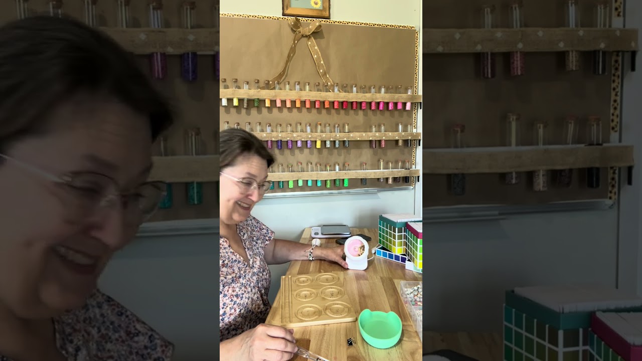 Making Heishi bracelets