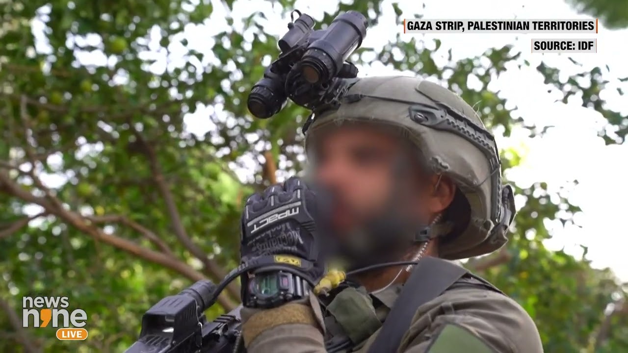 Exclusive: Israeli Army Ground Operations Unveiled in Gaza Strip Footage | News9