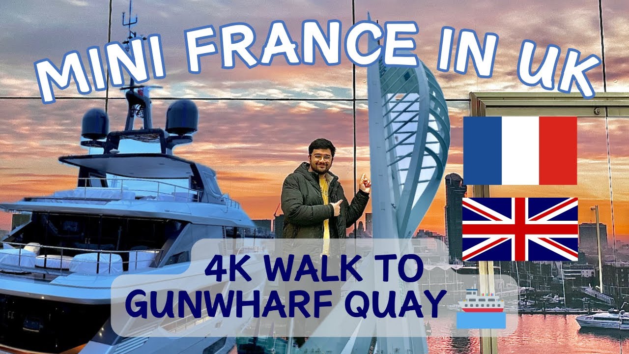 4K walk at Gunwharf Quay | Places to visit in Portsmouth