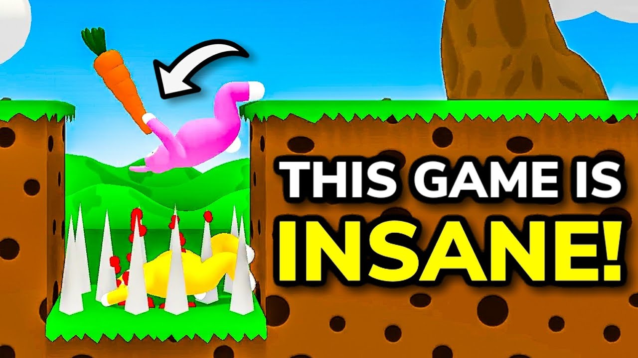 Самая ХАОТИЧНАЯ кооперативная игра, в которую мы когда-либо играли! | Супермен-кролик