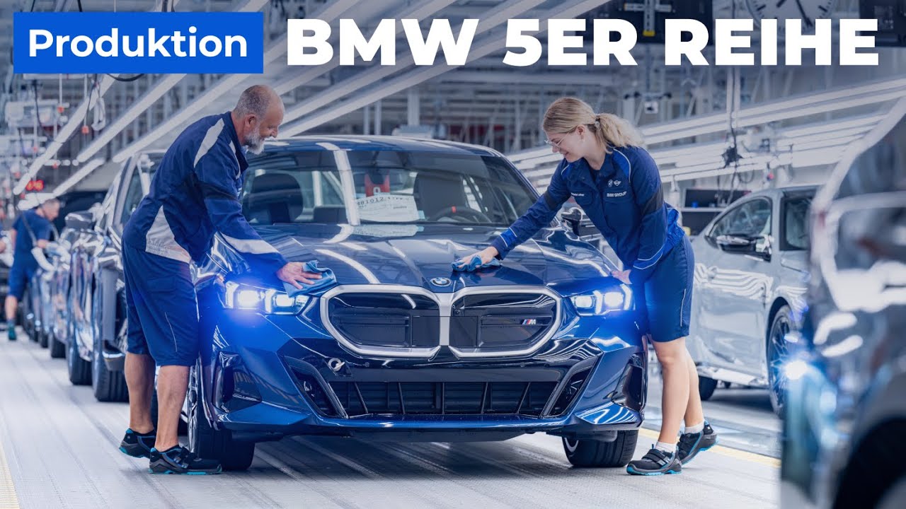 BMW 5er Produktion im BMW Group Werk Dingolfing