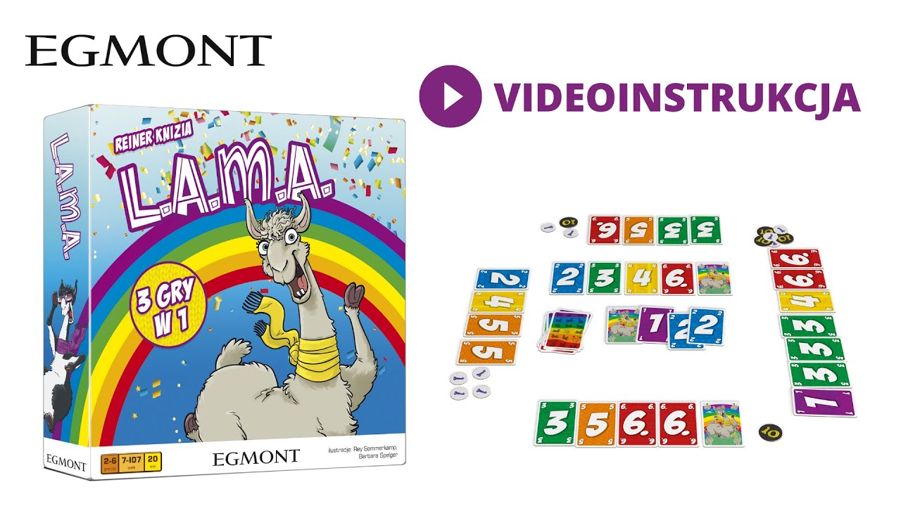 LAMA gra planszowa - jak grać? videoinstrukcja